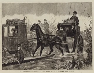 Las Inundaciones, Escena en el Camino entre Radley y Oxford